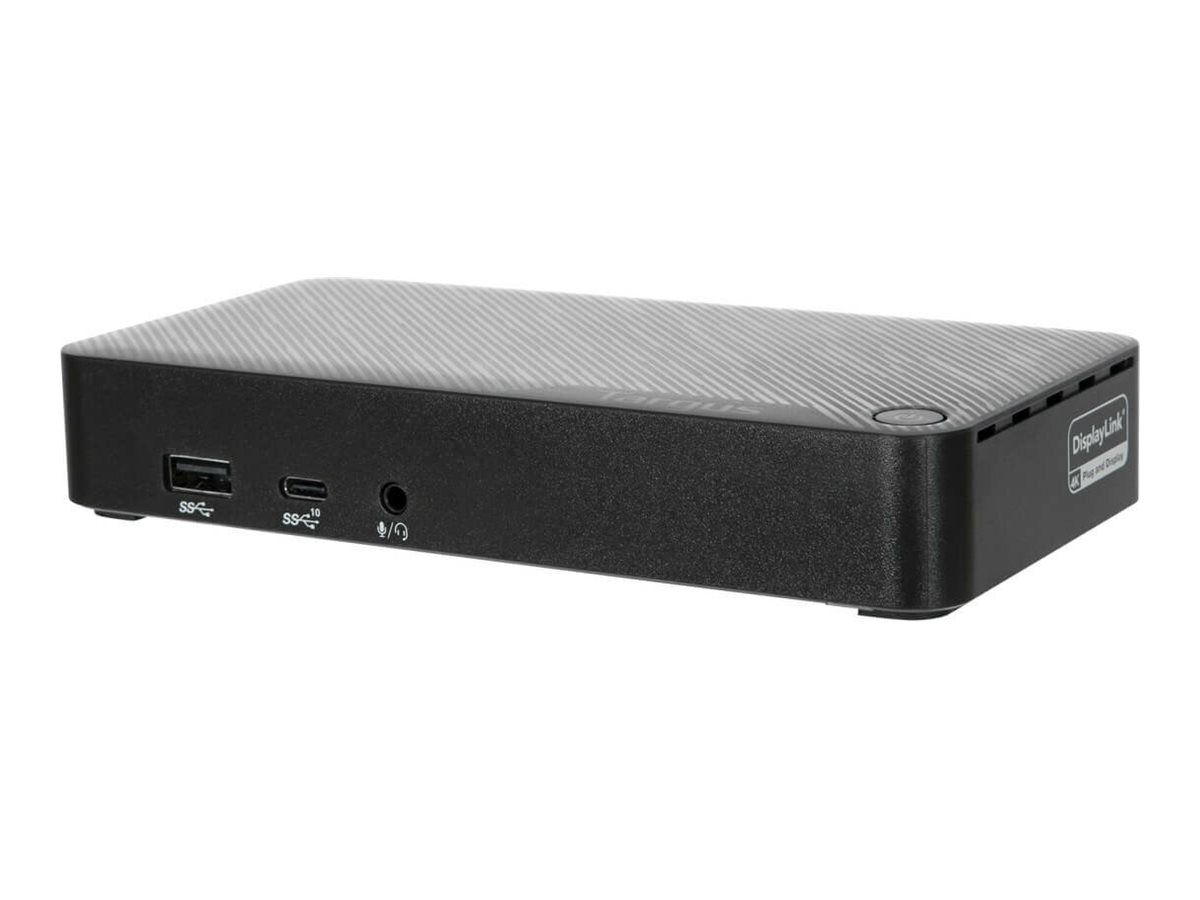 Targus - Universal DisplayLink USB-C Dual 4K DisplayPort Docking Station with 65 W Power Delivery