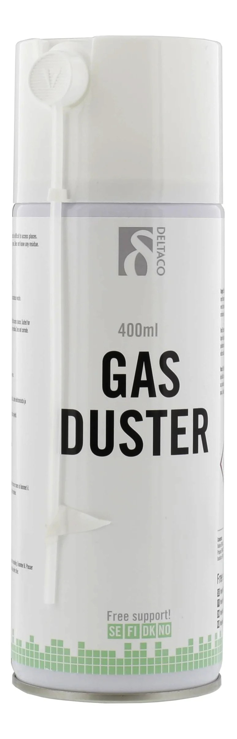 DELTACO Deltaco Gas Duster Trykkluft 400 ml 7340004660040