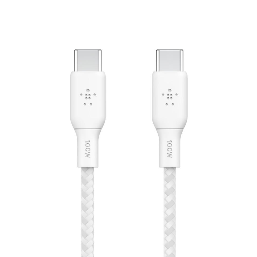 Belkin USB-C til USB-C kabel 2m (hvit)