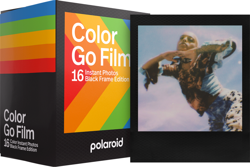Polaroid Go Film Double Pack 16 Photos - Black Frame