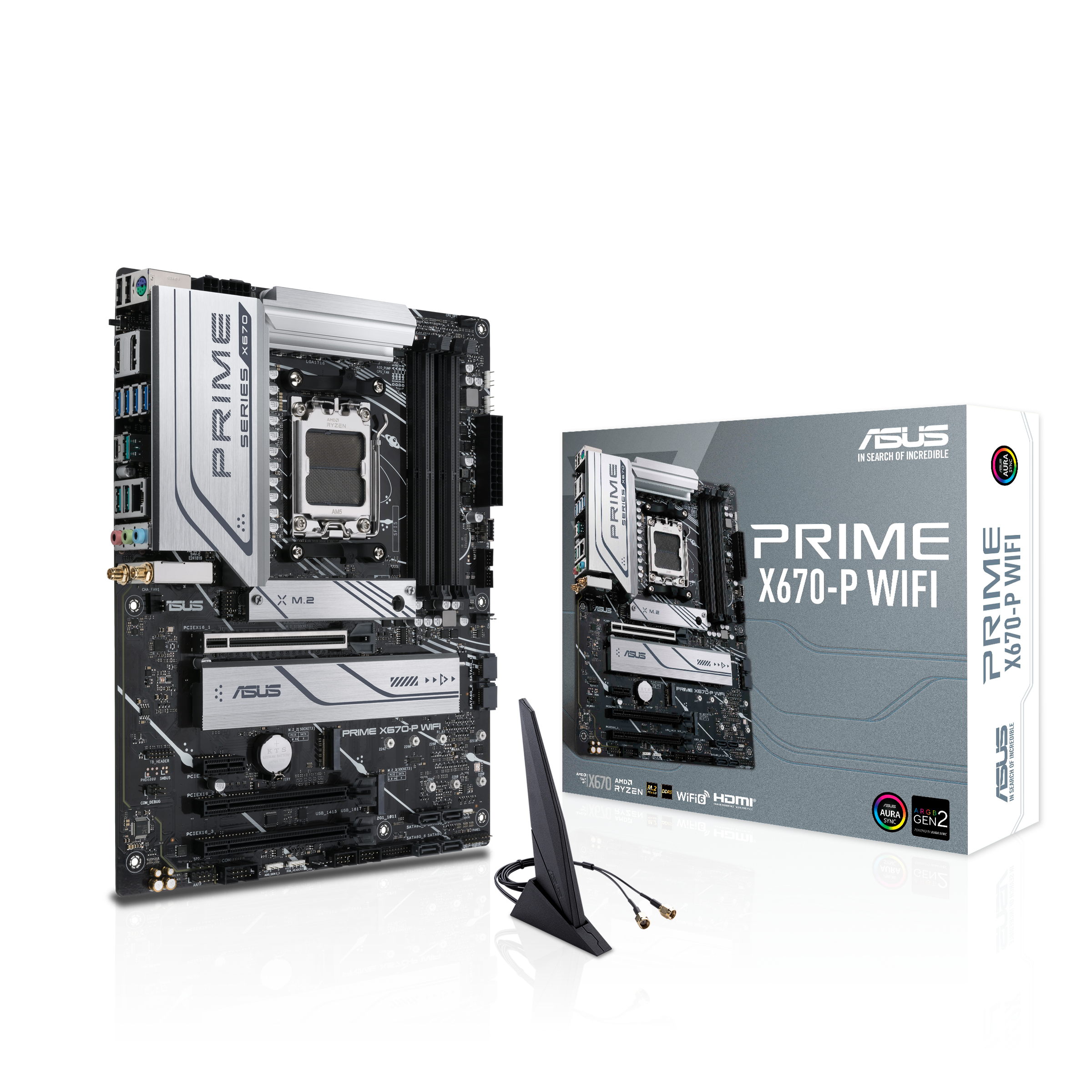 Asus Prime X670-p (wi-fi) Socket Am5 Atx Hovedkort