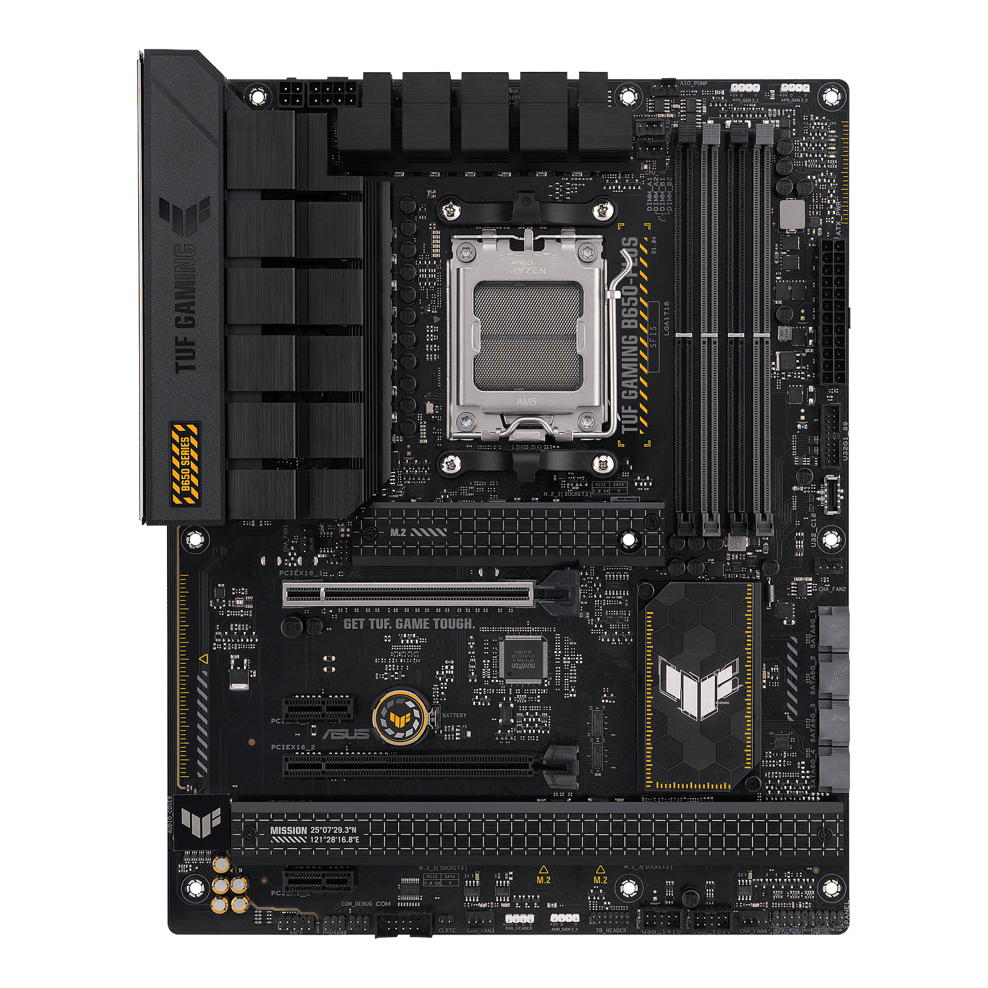 ASUS TUF GAMING B650-PLUS Hovedkort - AMD B650 - AMD AM5 socket - DDR5 RAM - ATX