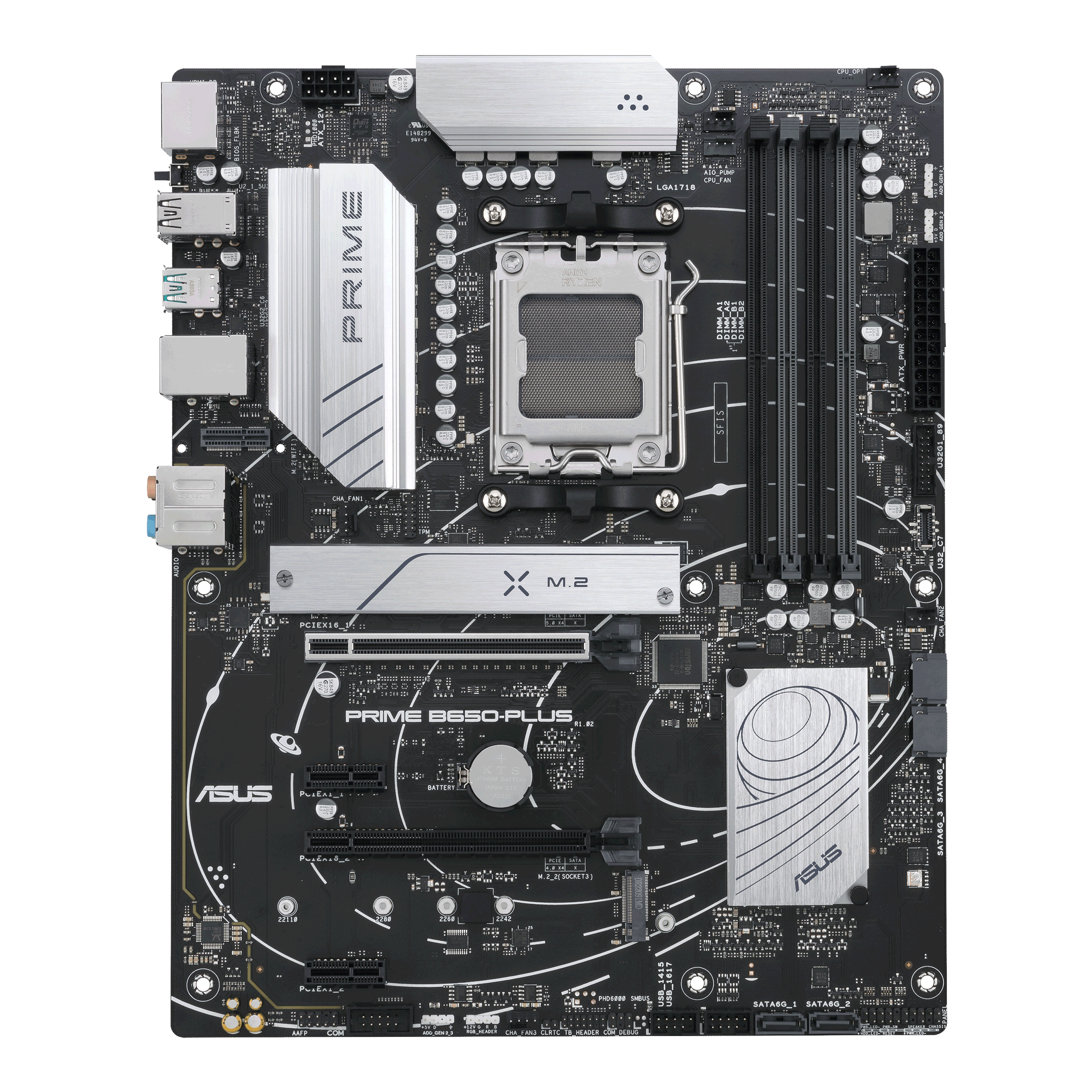 ASUS PRIME B650-PLUS-CSM Hovedkort - AMD B650 - AMD AM5 socket - DDR5 RAM - ATX