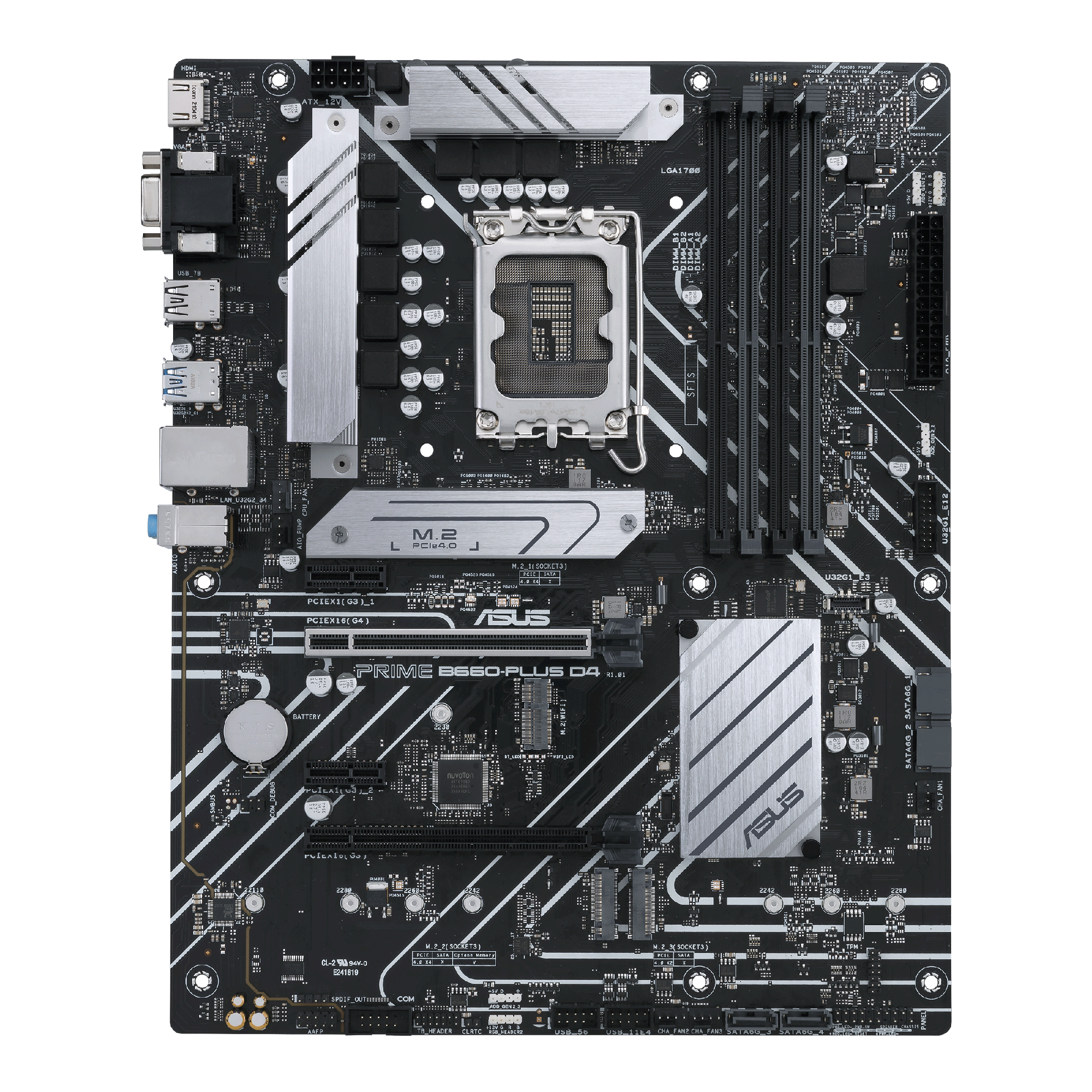 Asus Prime B660-plus D4 Ddr4 Lga 1700 Atx Hovedkort