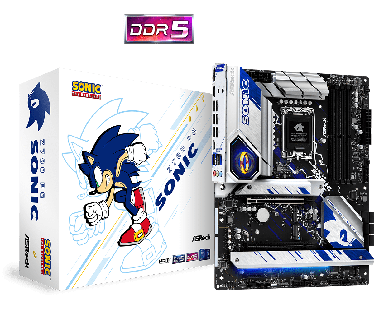 Asrock Z790 Pg Sonic Lga 1700 Atx Hovedkort