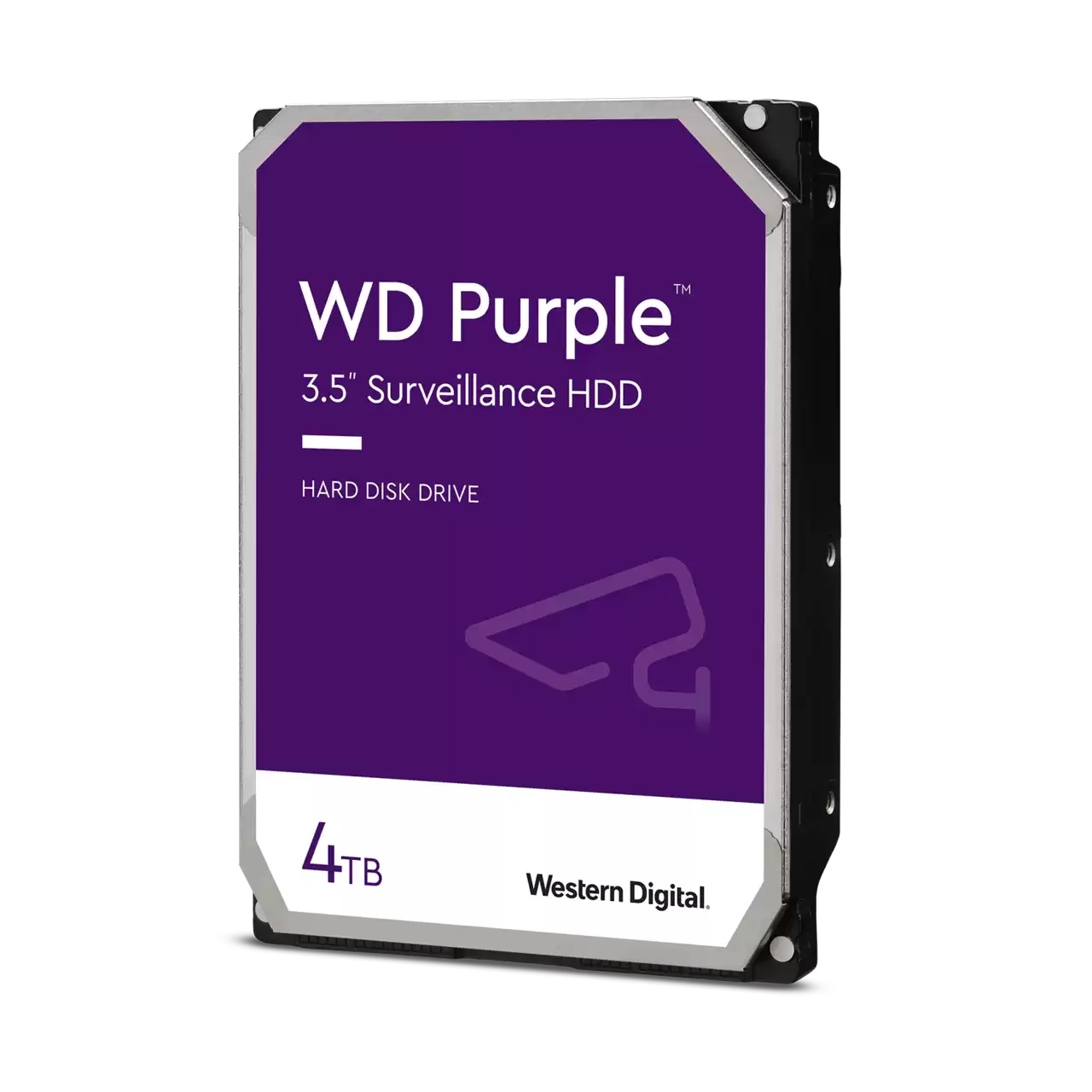 WD Purple WD43PURZ - Harddisk - 4 TB - overvåkning - intern - 3.5 - SATA 6Gb/s - 5400 rpm - buffer: 256 MB