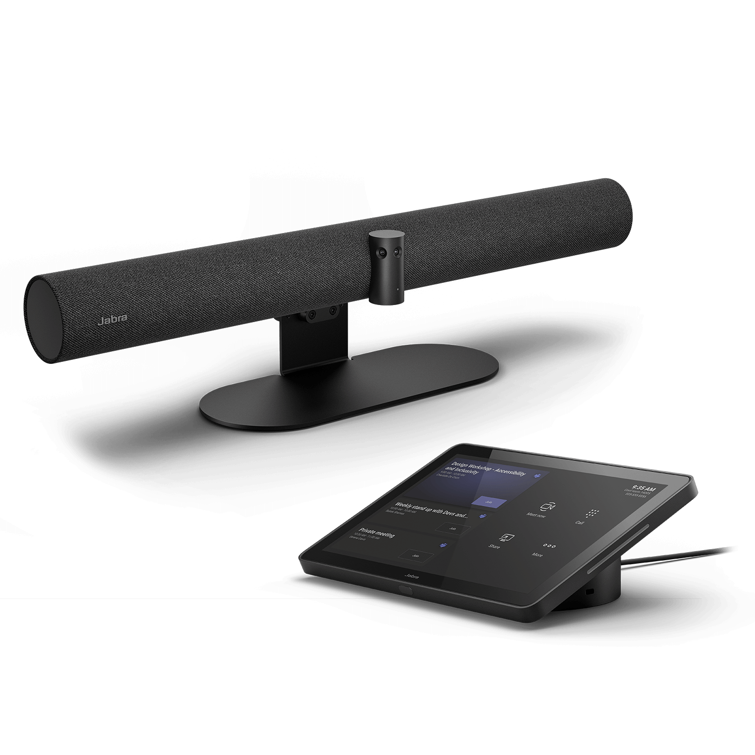 Jabra Panacast 50 Black Ms Teams With Touch Control Panel