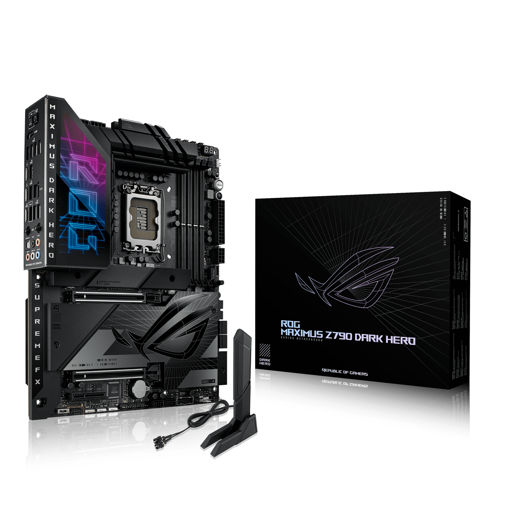 Asus Rog Maximus Z790 Dark Hero Ddr5 Lga 1700 Atx Hovedkort