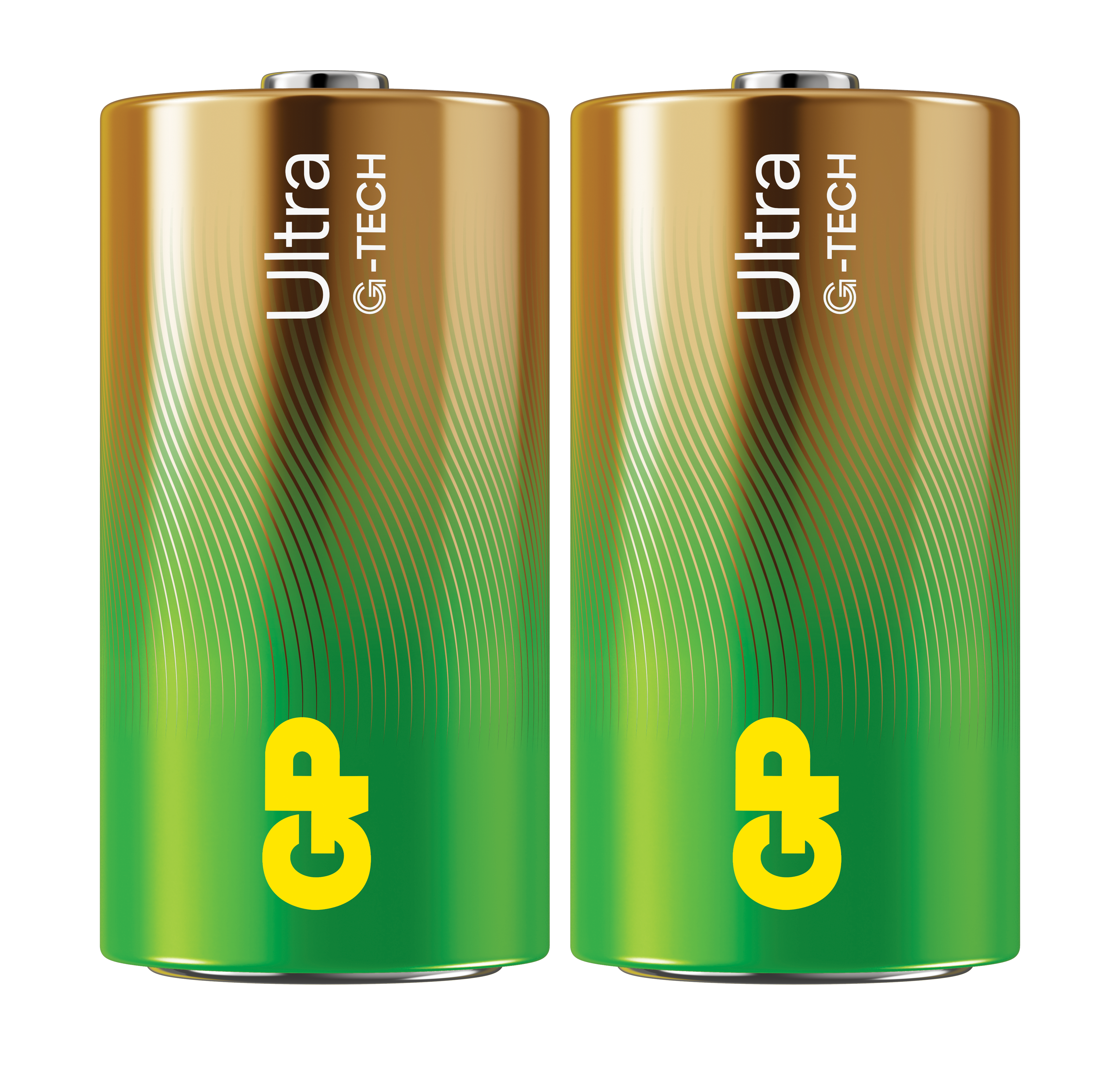 GP Ultra Alkaline G-TECH C/LR14 Batterier Svanemerket 2-Pack -  Tilbehør - Metall