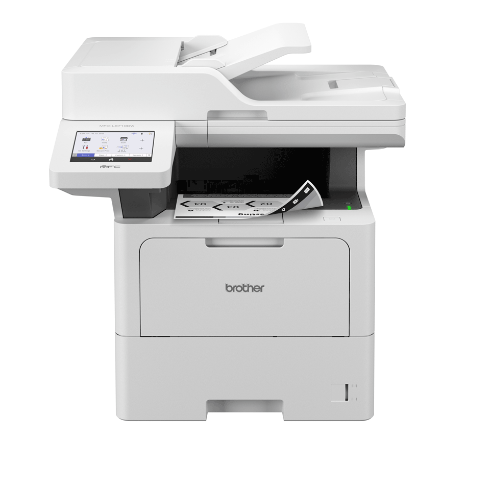 Brother MFC-L6710DW - Multifunksjonsskriver - S/H - laser - A4/Legal (medie) - opp til 50 spm (kopiering) - opp til 50 spm (trykking) - 520 ark - 33.6 kbps - USB 2.0, Gigabit LAN, Wi-Fi(n)