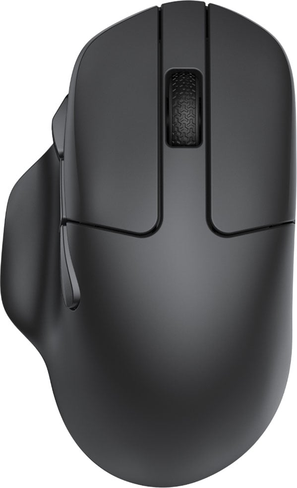 Keychron M7 Wireless Mouse Black Rf Wireless + Bluetooth + Usb Type-c