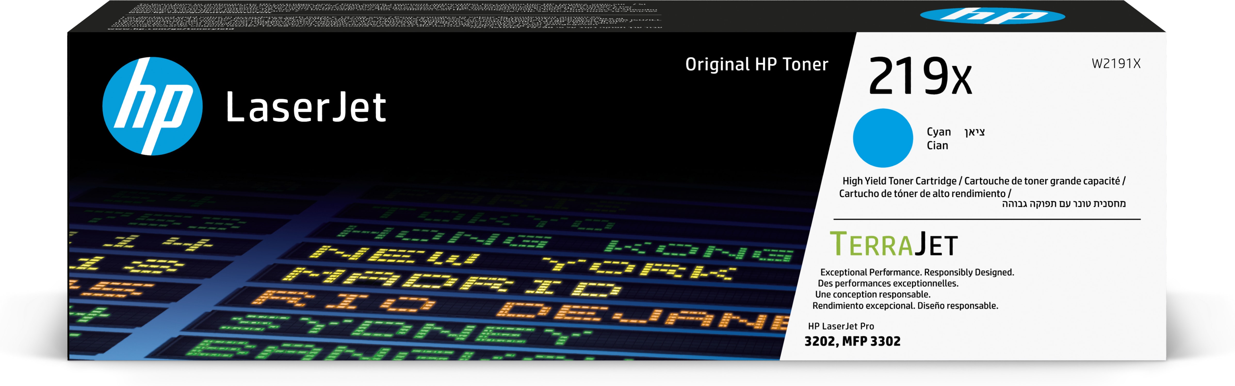 HP HP 219X Tonerkassett cyan W2191X
