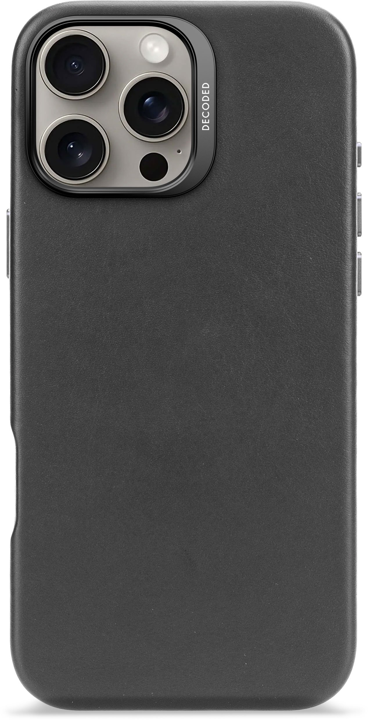 Decoded Leather Backcover Iphone 16 Pro Max Sort