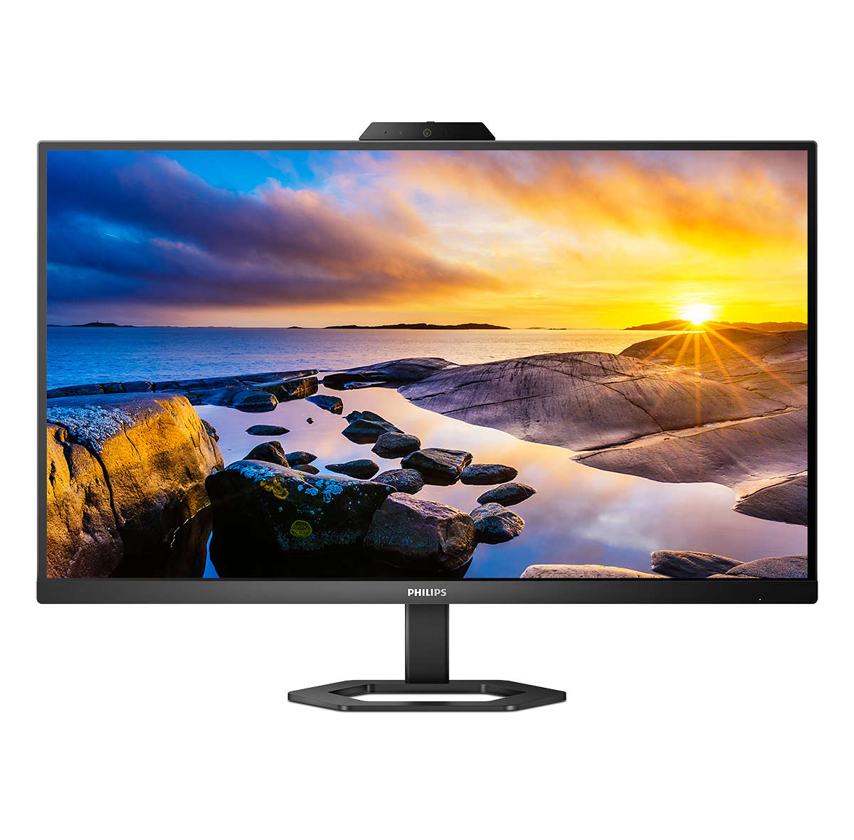 Philips 27E1N5600HE - 5000 Series - LED-skjerm - 27 - 2560 x 1440 QHD @ 75 Hz - IPS - 300 cd/m² - 1000:1 - 1 ms - HDMI, DisplayPort, USB-C - høyttalere - teksturert svart