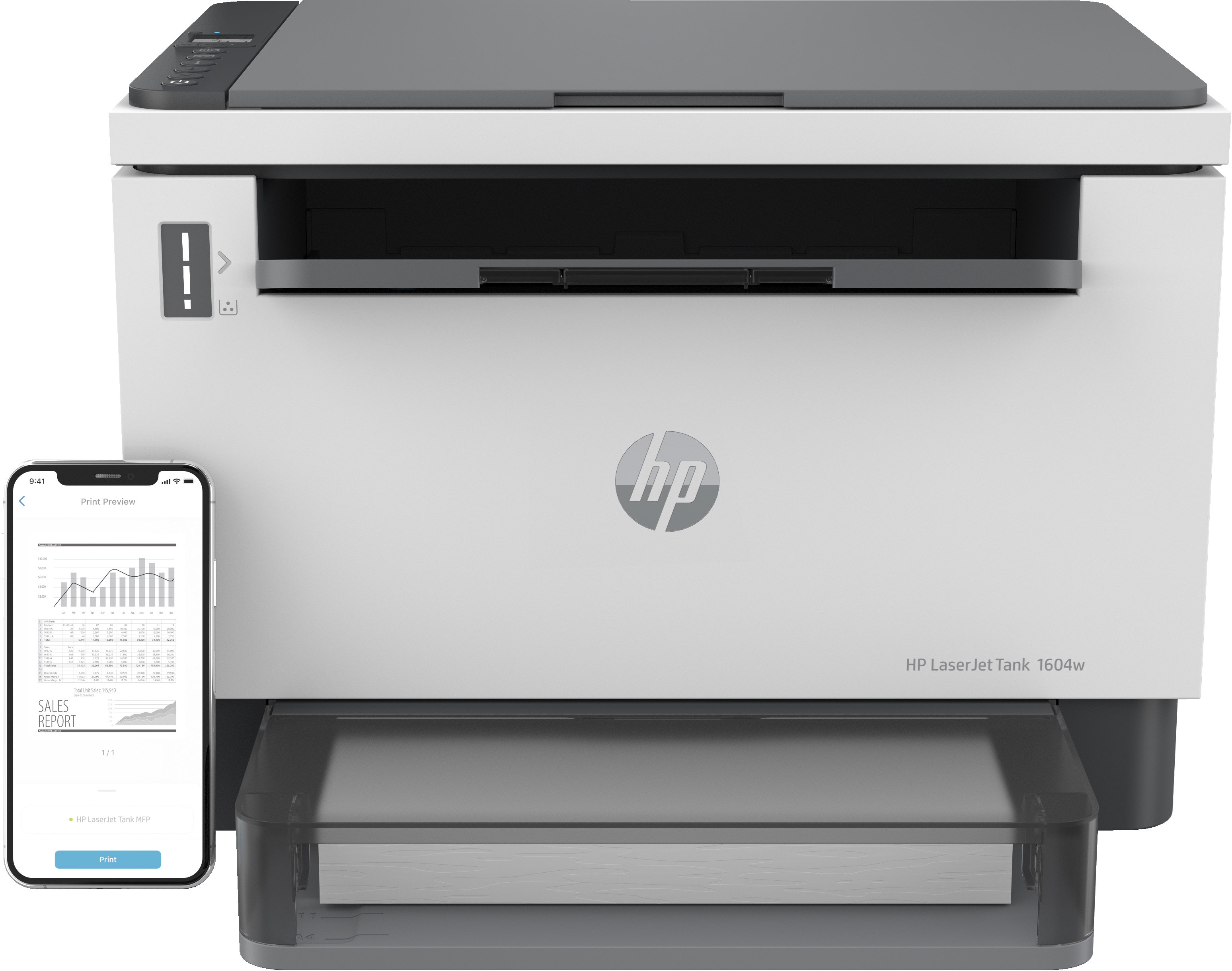 Hp Laserjet Tank 1604w A4 Mfp