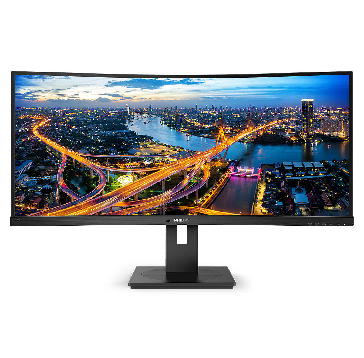 Philips B-line 346b1c Curved 34" 3440 X 1440pixels Va 21:9 100hz