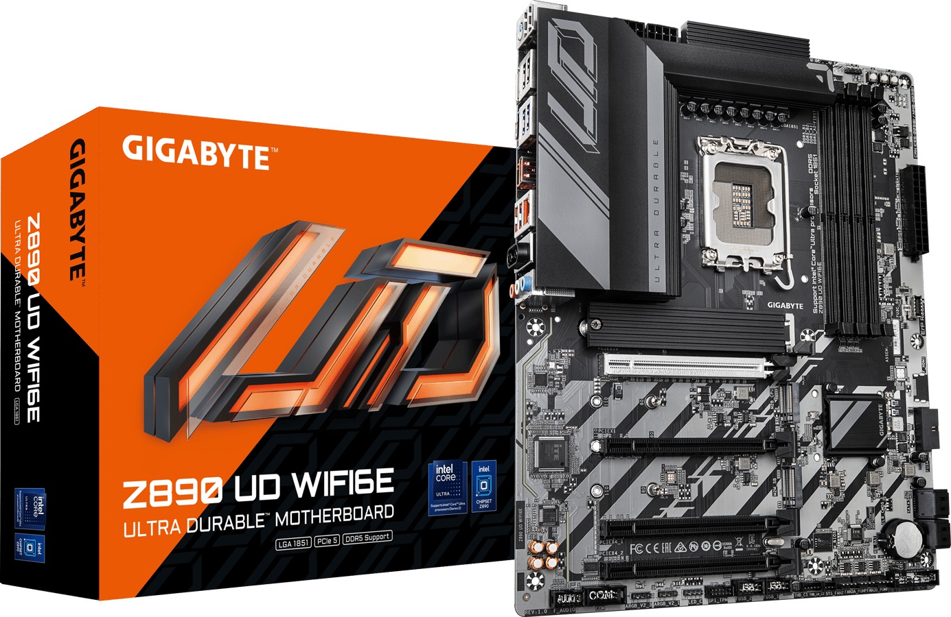 Gigabyte Z890 Ud Wifi6e Lga 1851 Atx Hovedkort