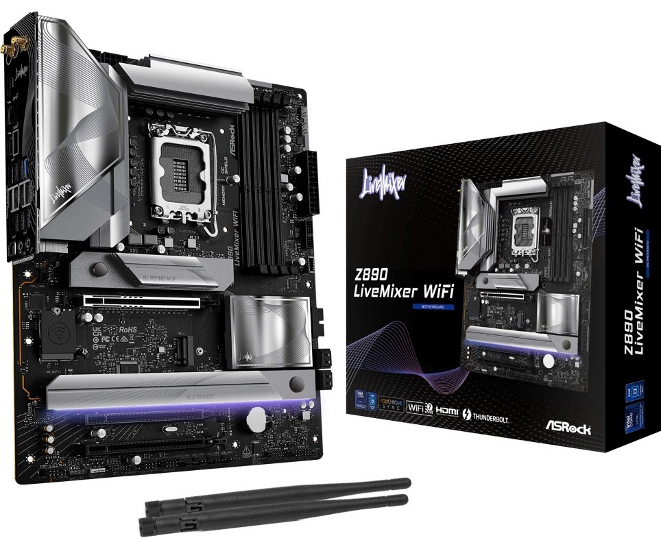 ASRock Z890 LIVEMIXER WIFI Hovedkort