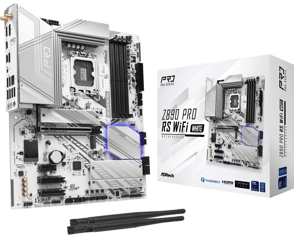 Asrock Z890 Pro Rs Wifi Lga 1851 Atx