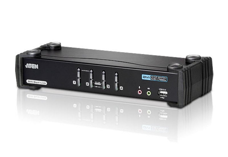ATEN CubiQ CS1784A - KVM / audio-switch - 4 porte