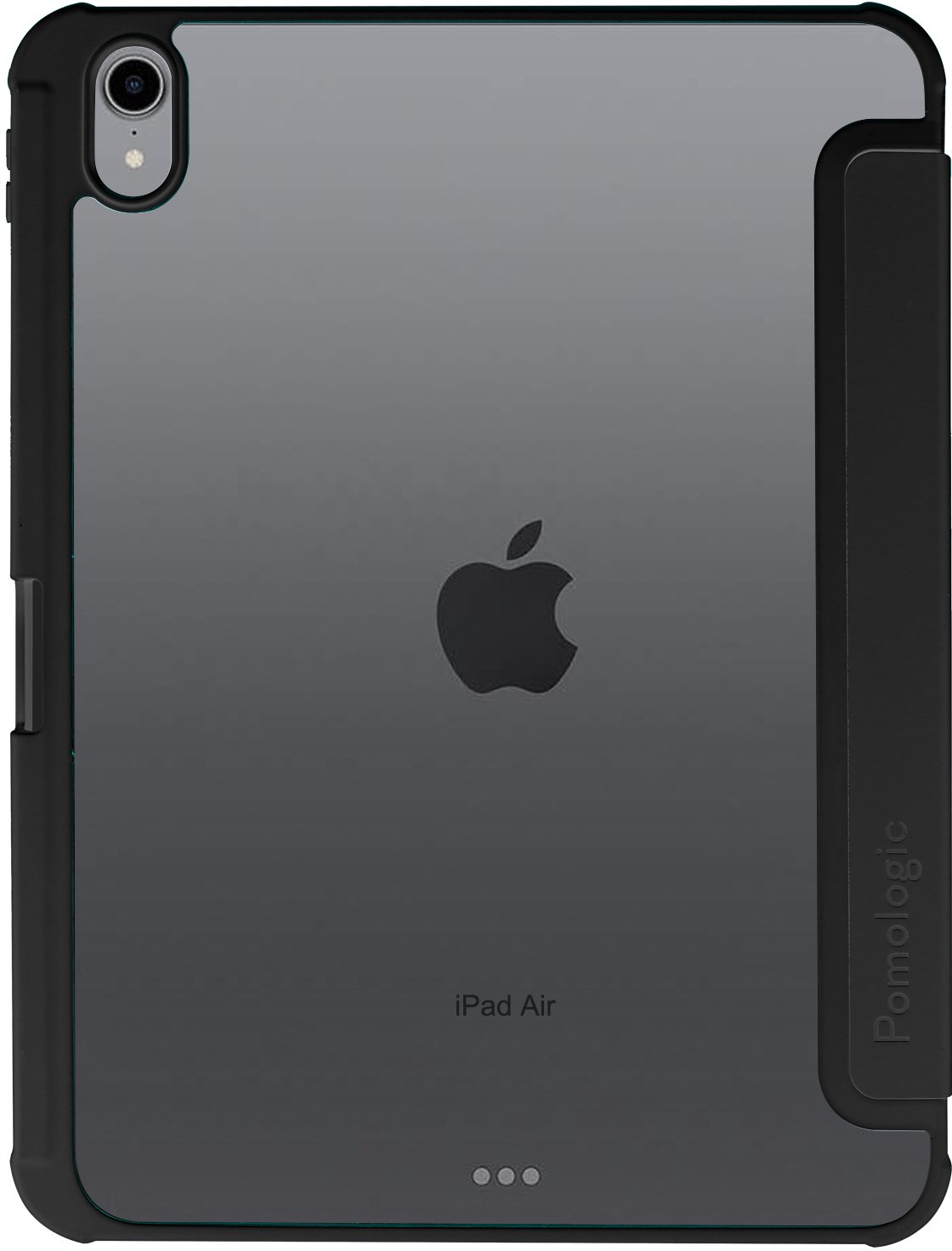 Pomologic Origami Case Ipad Air 11" (2024), Ipad Air 11" (2025) Gjennomsiktig, Sort