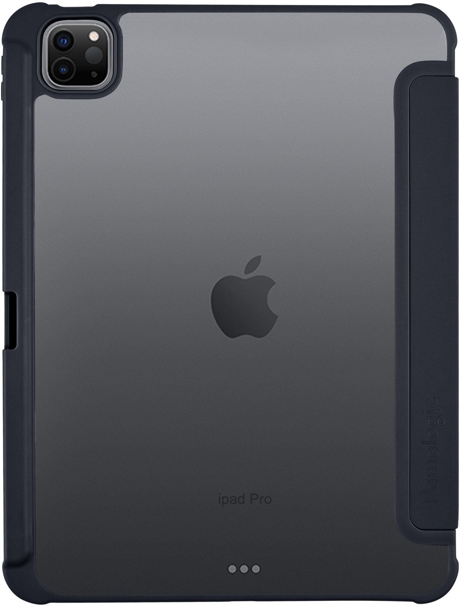 Pomologic Origami Case Ipad Pro 11" (2024) Gjennomsiktig, Sort