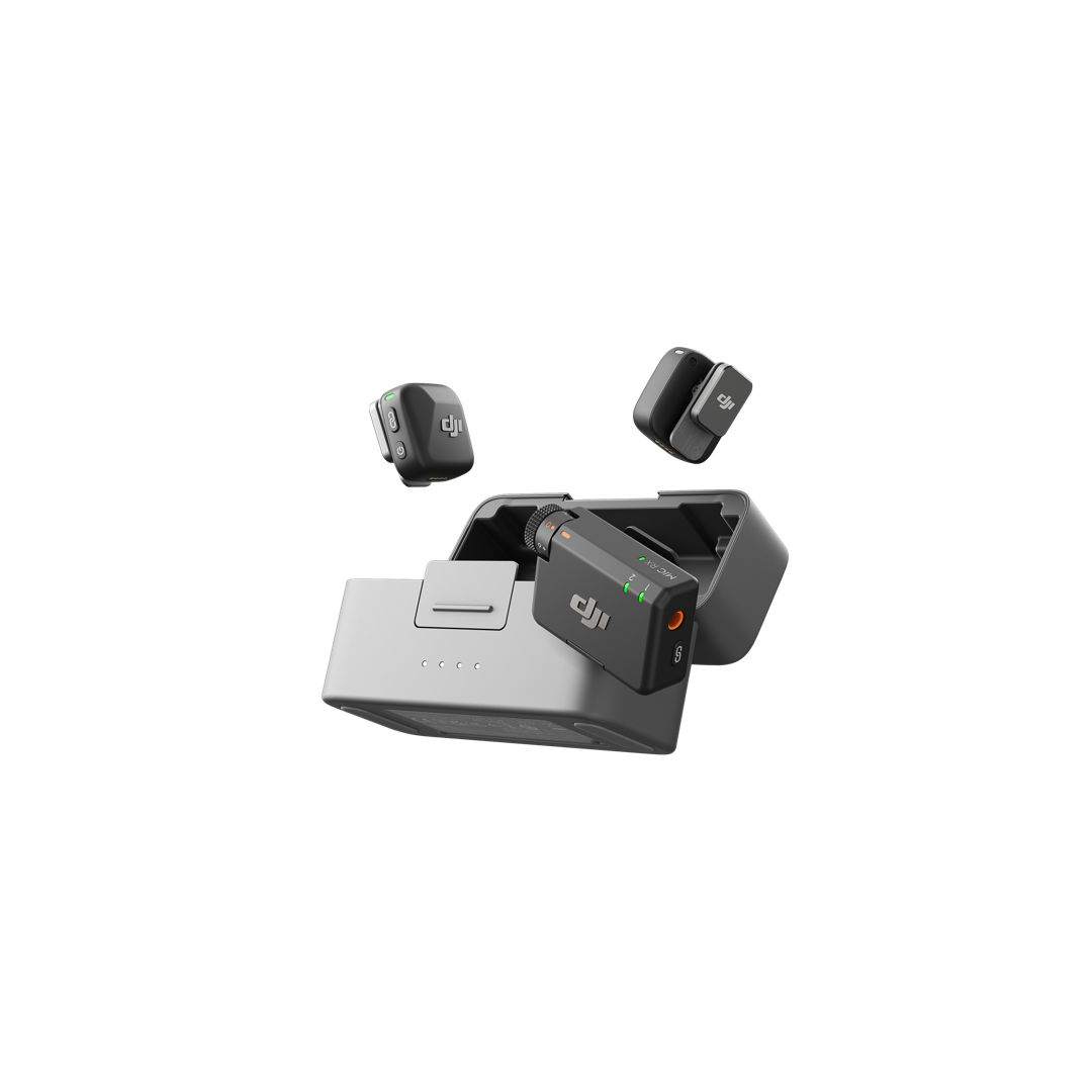 Dji Mic Mini - 2 Tx + 1 Rx + Ladeveske