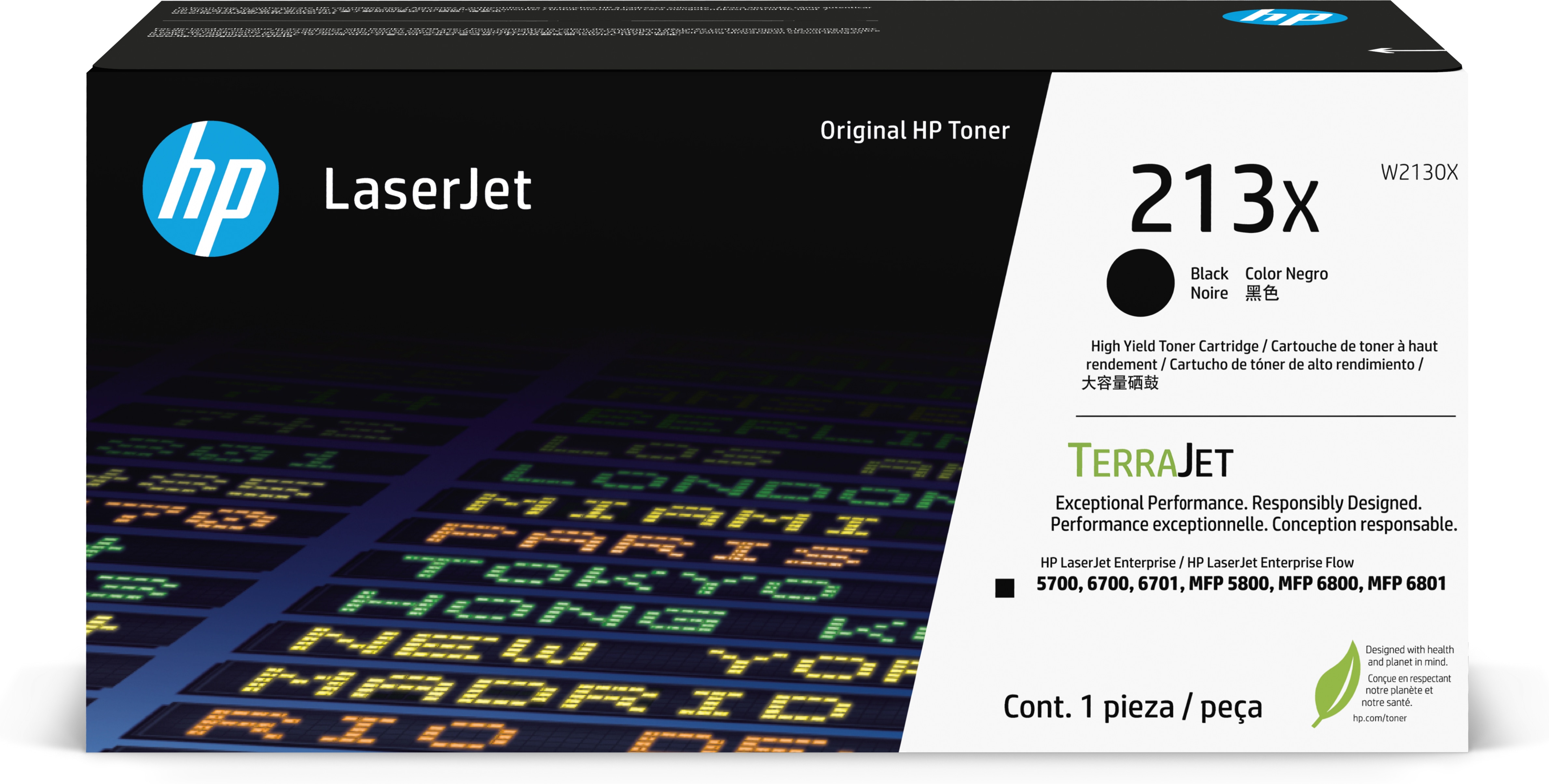 Hp Toner Black 213x 9k - Color Laserjet Enterprise 5800