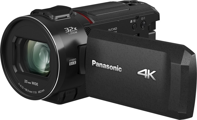 Panasonic HC-VX3E-K, 8,57 MP, MOS BSI, 25,4 / 2,5 mm (1 / 2.5), 4K Ultra HD, 7,62 cm (3), LCD
