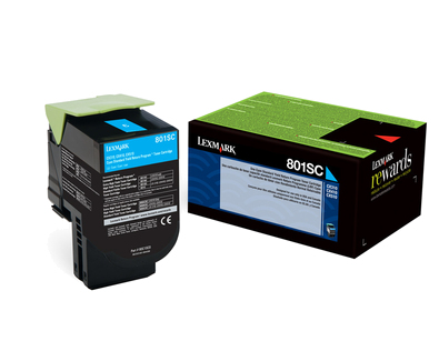 Lexmark Lexmark 802SC Tonerkassett Cyan 80C2SC0