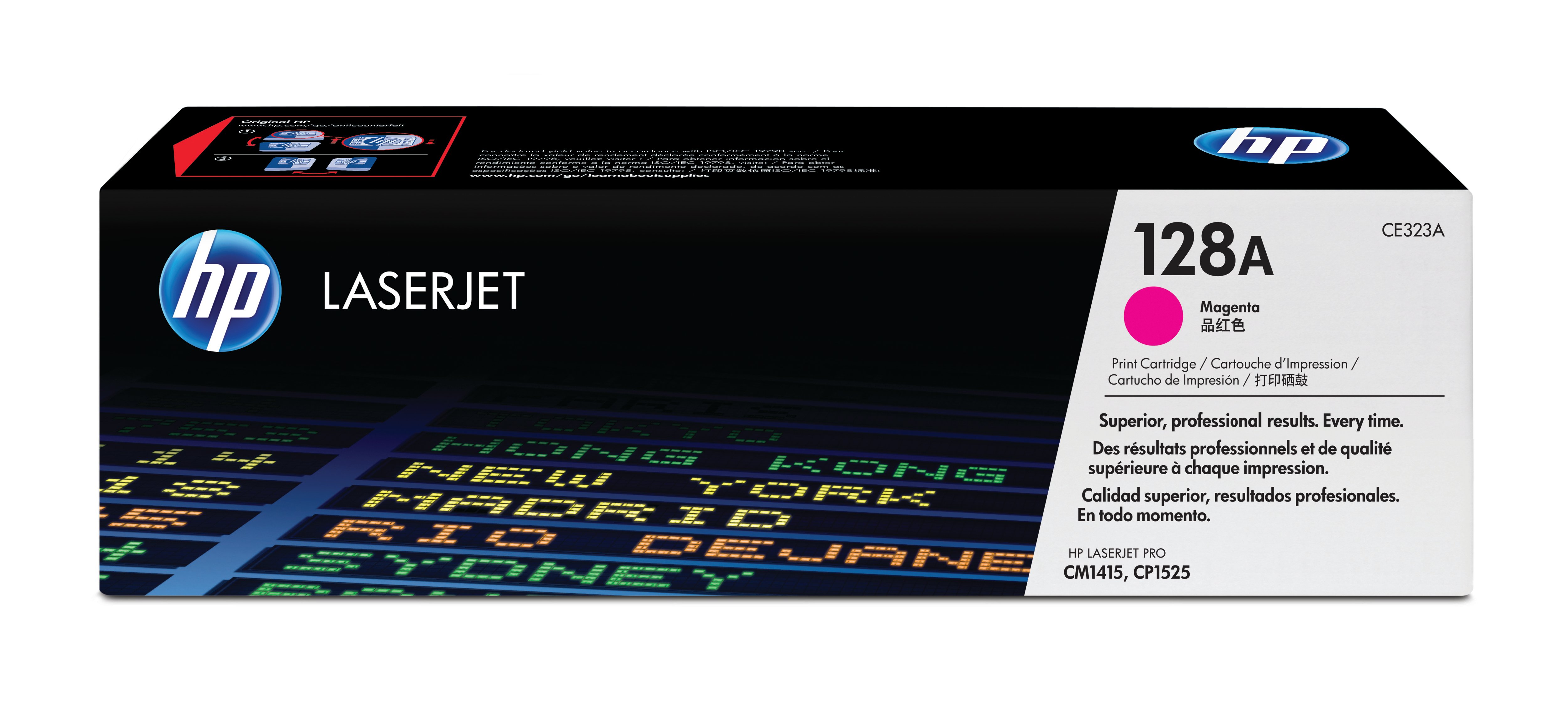 HP HP 128A Tonerkassett Magenta CE323A Tilsvarer: N/A