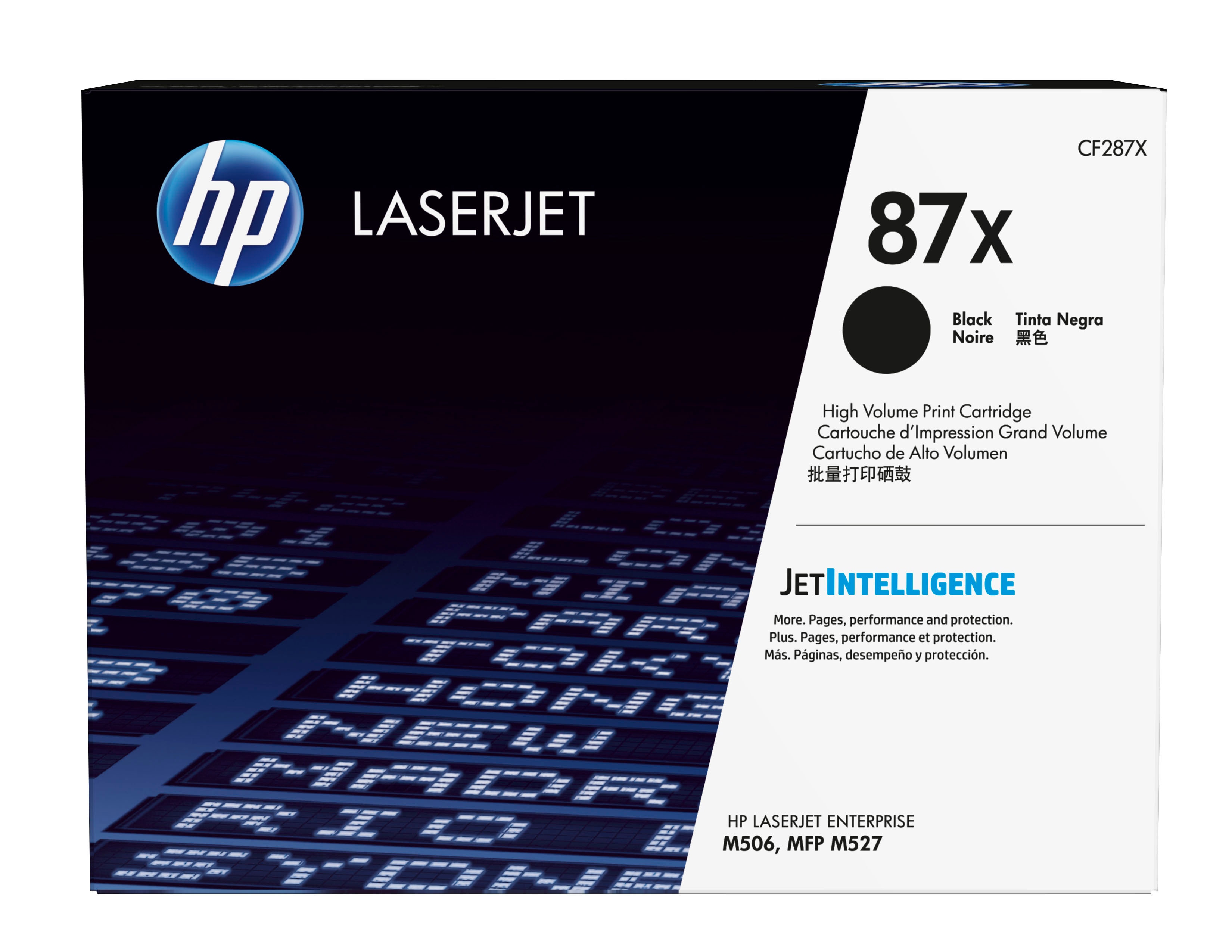 HP HP 87X Tonerkassett Svart CF287X Tilsvarer: N/A