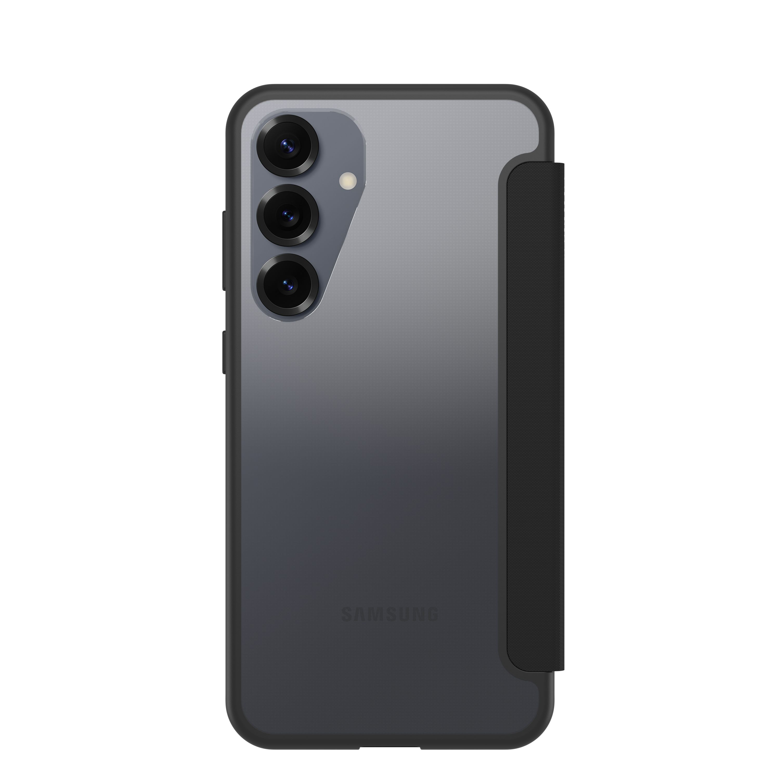OtterBox Galaxy S25+ React Folio (gjennomsiktig/sort)