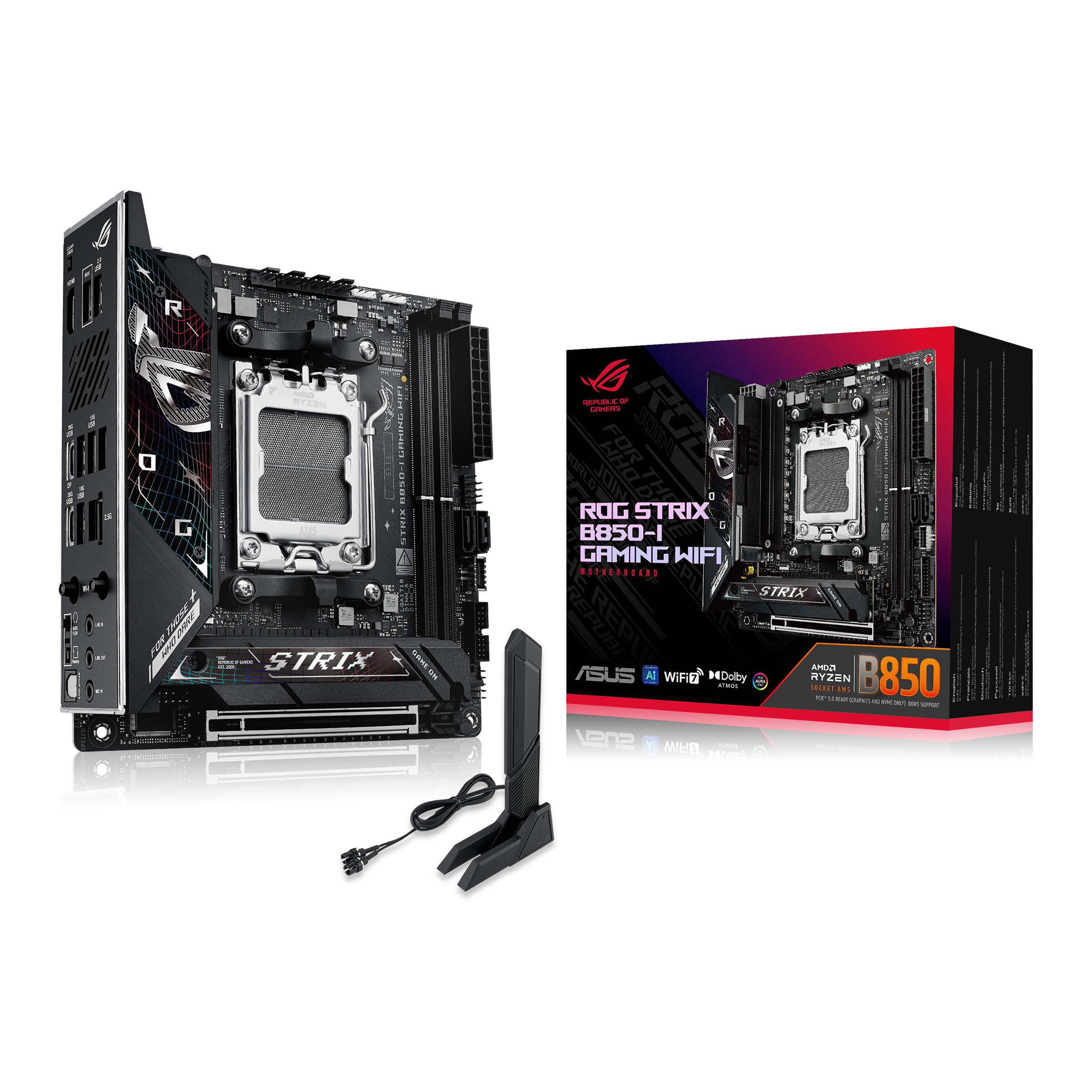 Asus Rog Strix B850-i Gaming Wifi Socket Am5 Mini-dtx