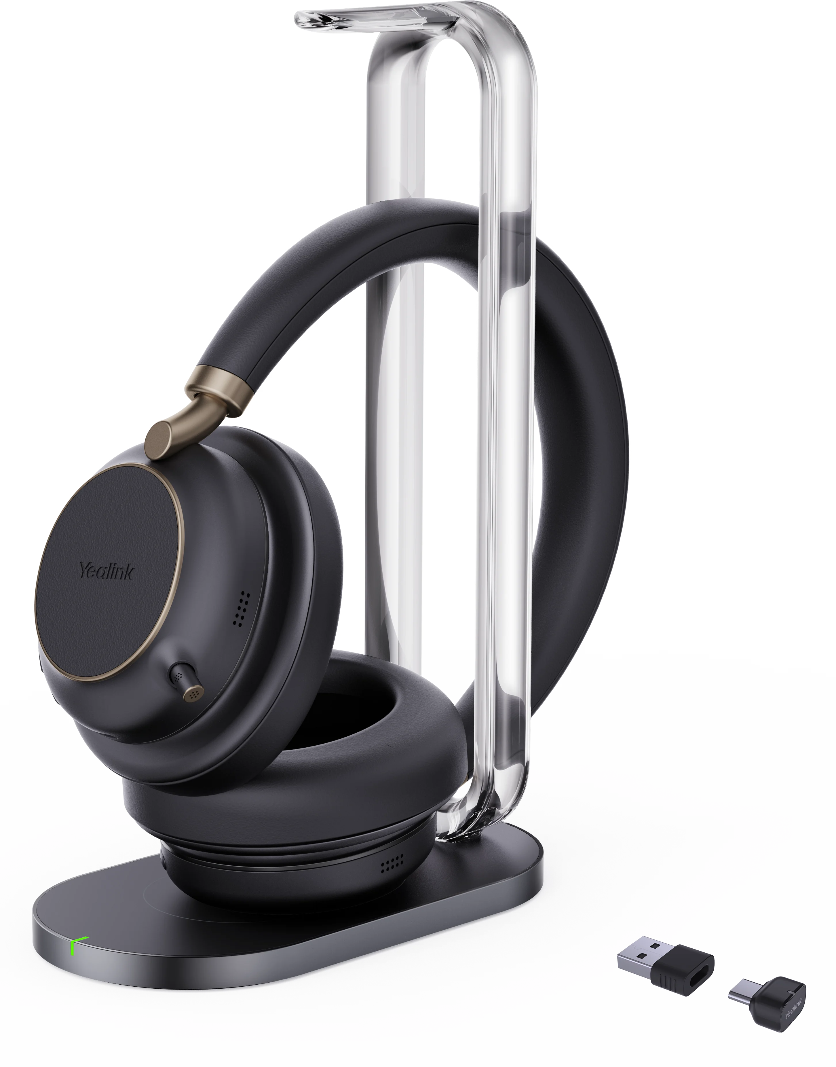 Yealink BH76 Plus with Charging Stand Teams Black USB-C/A
