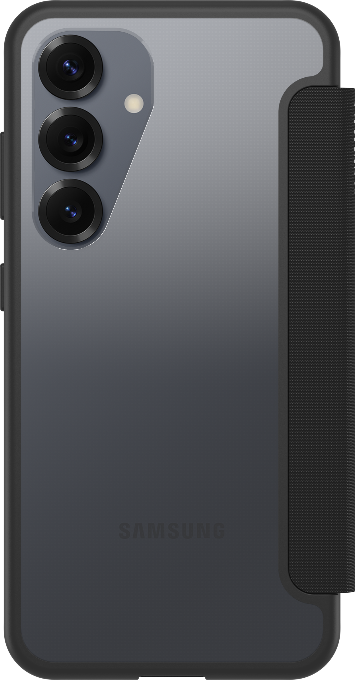 OtterBox React Folio Samsung Galaxy S25 Black Crystal - clear/black - ProPack