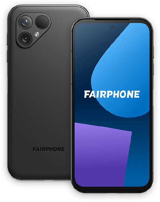 Fairphone 5 - 5G smarttelefon - dobbelt-SIM - RAM 8 GB / Internminne 256 GB - microSD slot - OLED-display - 6.46" - 2700 x 1224 piksler (90 Hz) - 2x