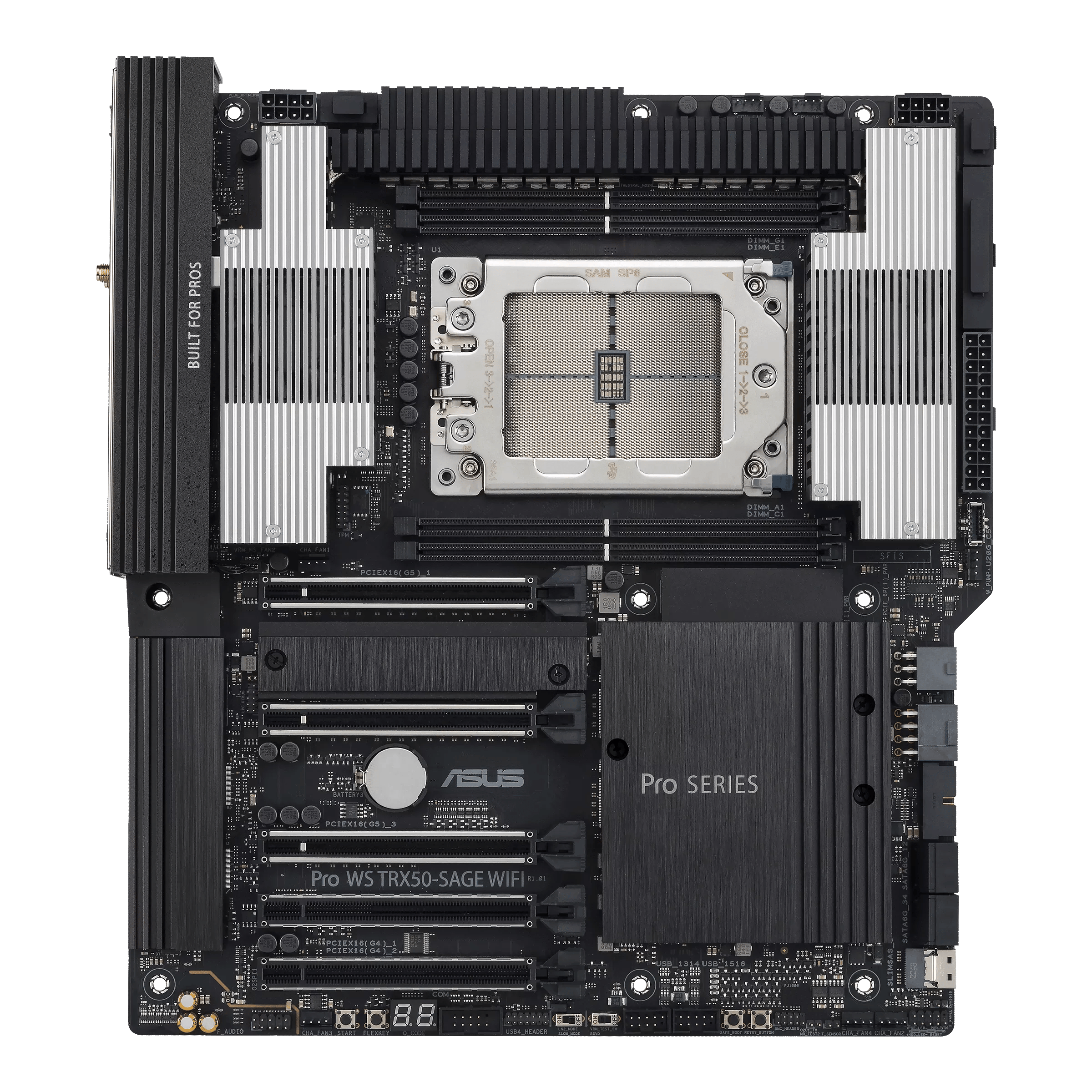 Asus Pro Ws Trx50-sage Wi-fi Socket Str5 Ssi Ceb Hovedkort