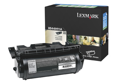 Lexmark X644H11E Toner Black - Laser toner Svart