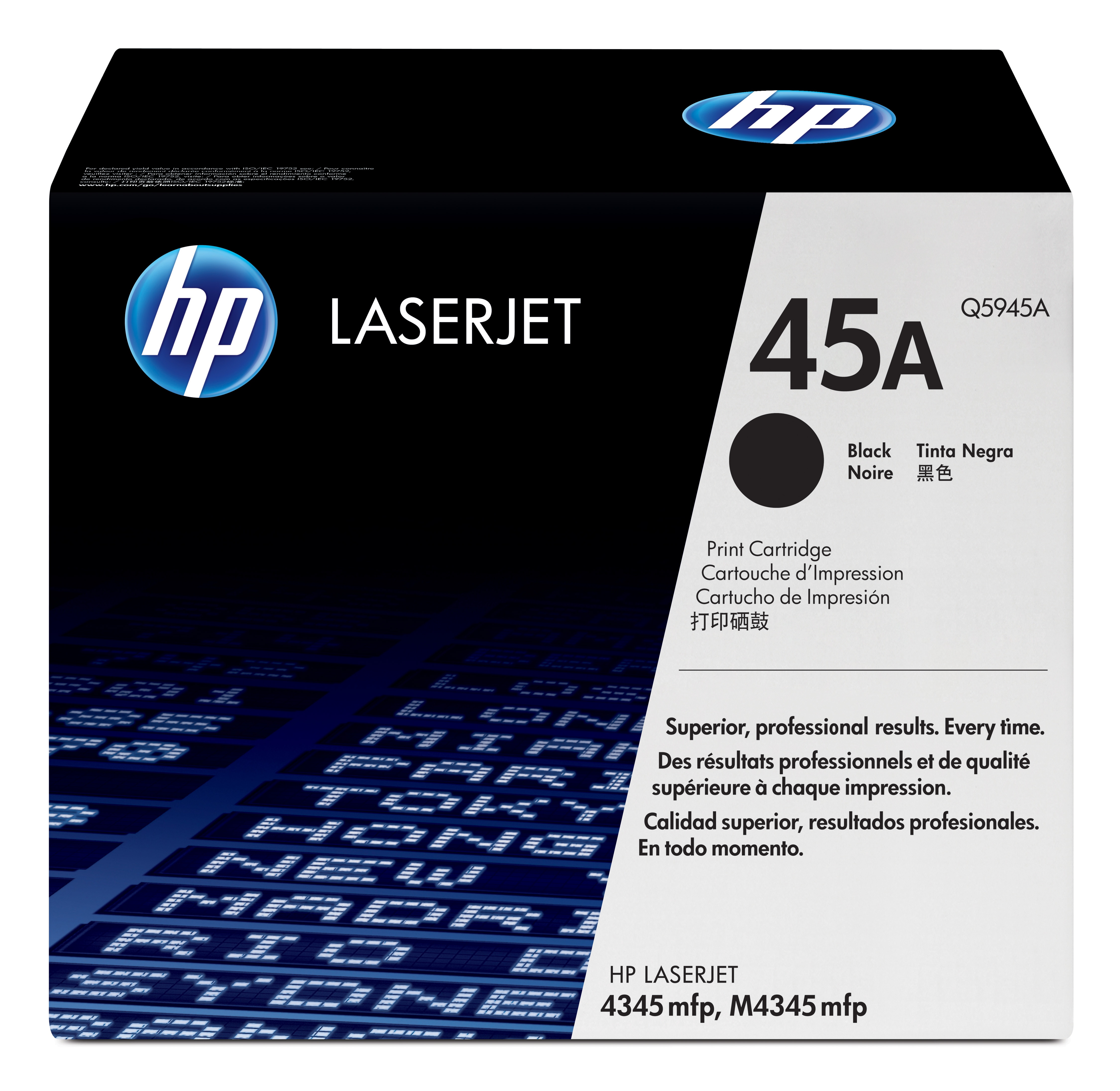 HP 45A / Q5945A Black Toner - Laser toner Svart