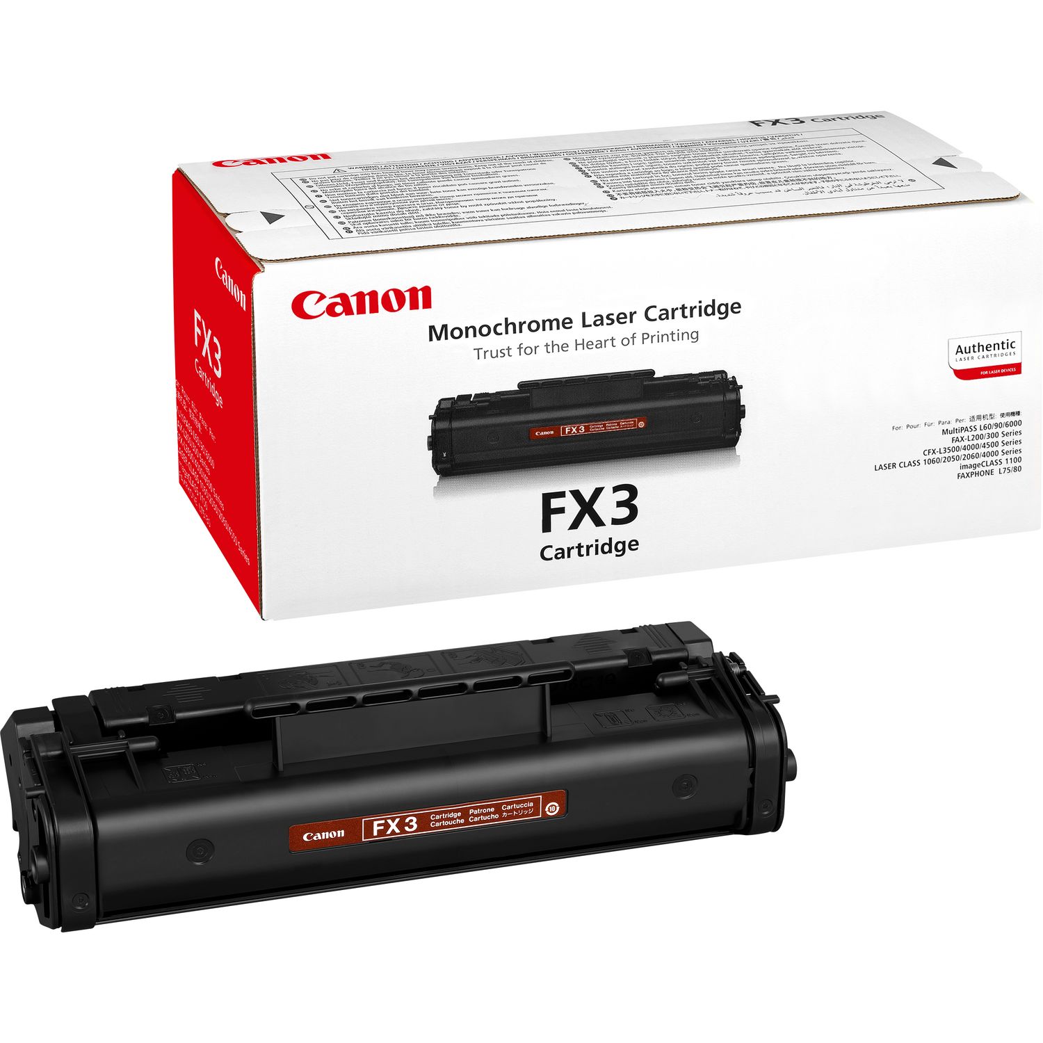 Canon Toner Svart Fx-3 - Fax L240/250/300