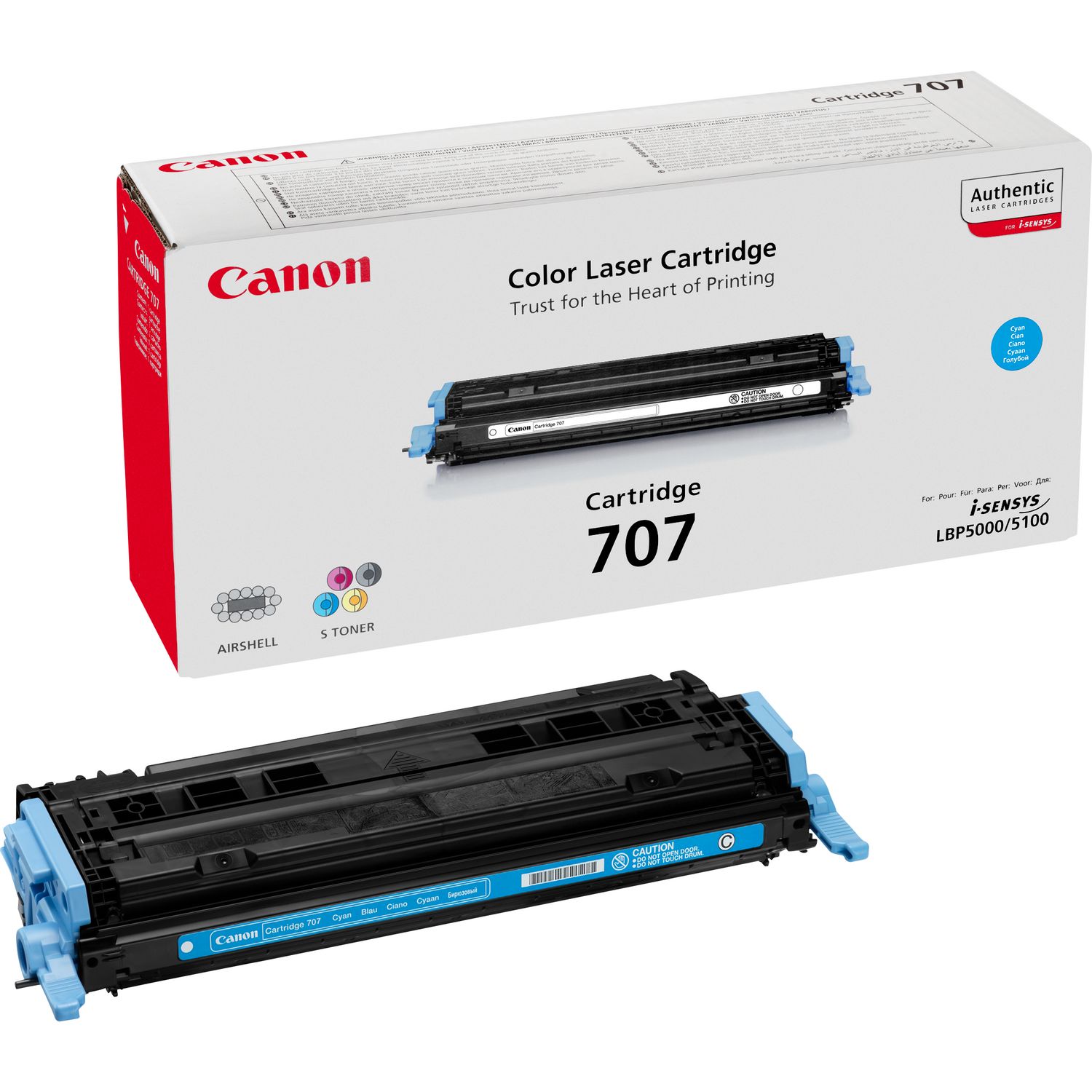 Canon Canon 707C Tonerkassett Cyan 9423A004