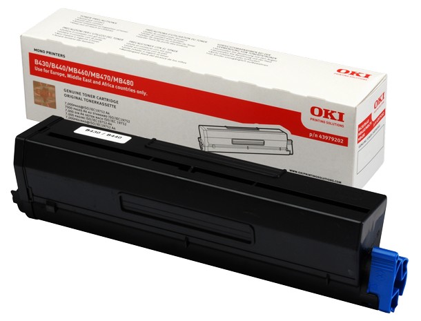 OKI 43979202 Toner Black - Laser toner Svart