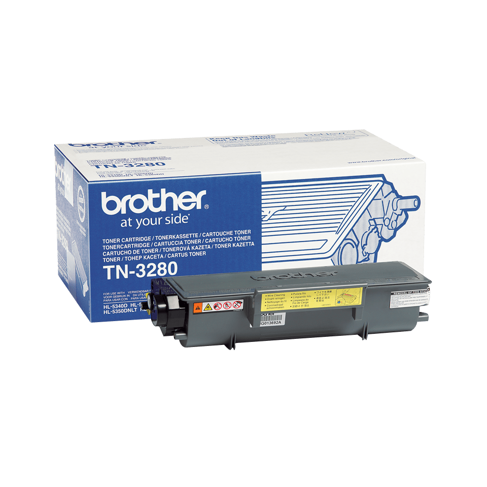 Brother Tonerkassett sort 8.000 sider TN-3280 Tilsvarer: N/A