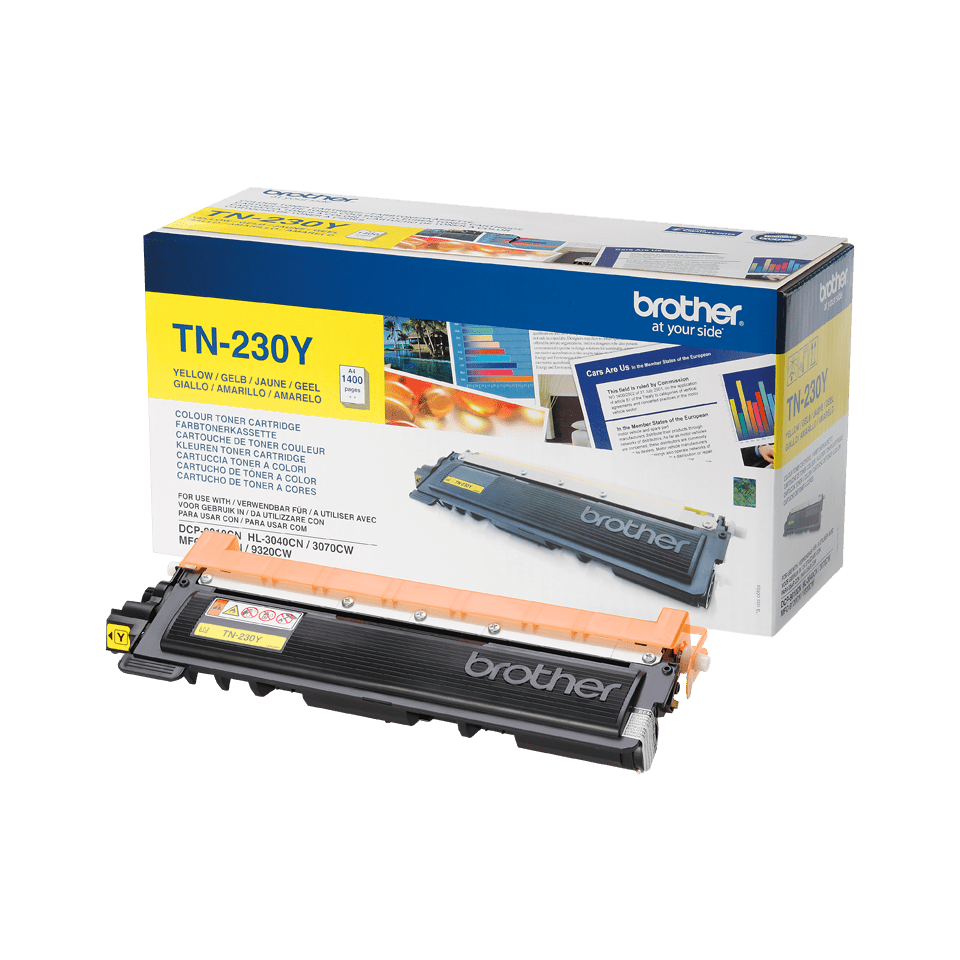 Brother Tonerkassett gul 1.400 sider TN-230Y Tilsvarer: N/A