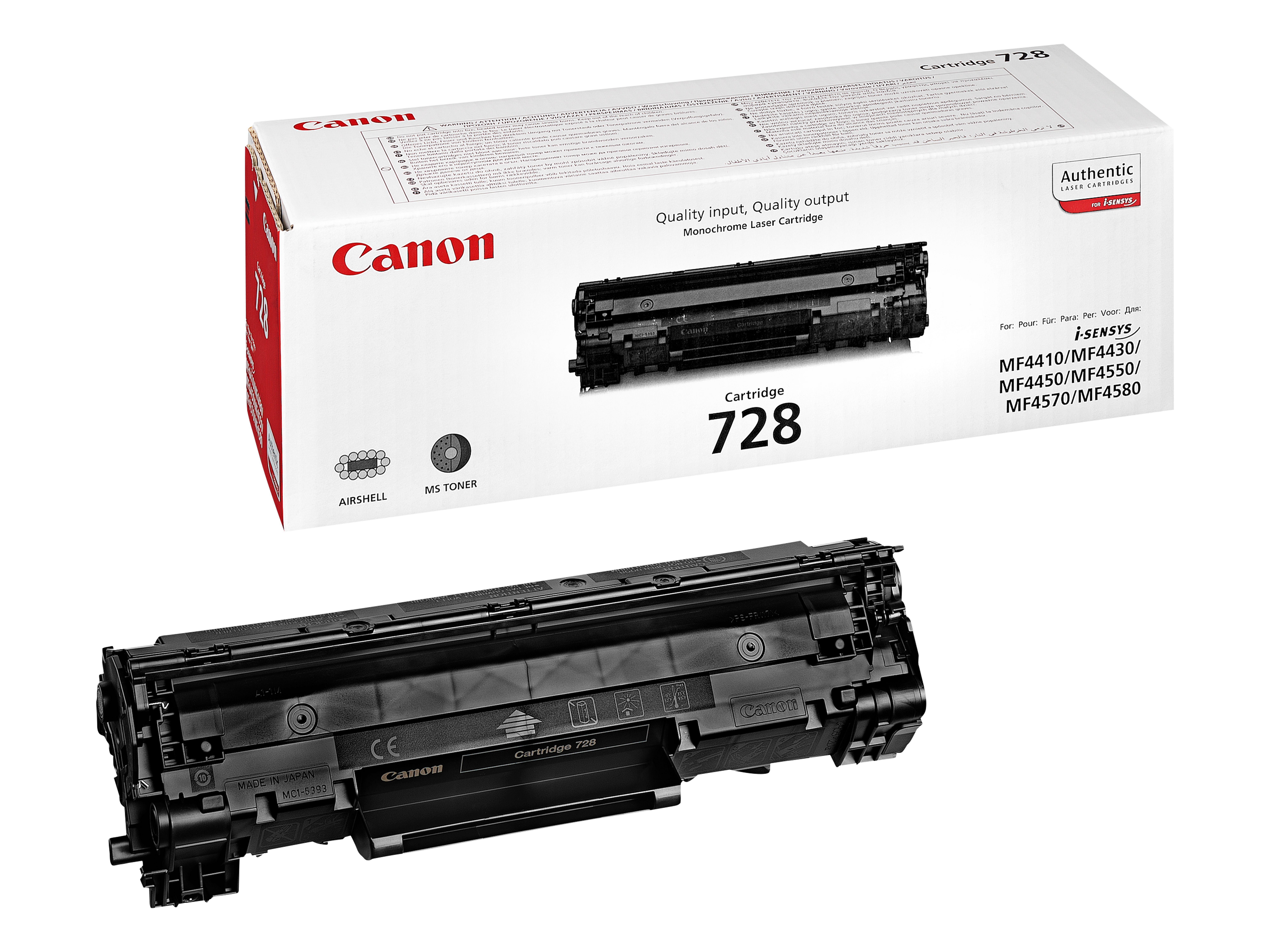 Canon Canon 728 Tonerkassett Svart 3500B002 Tilsvarer: N/A