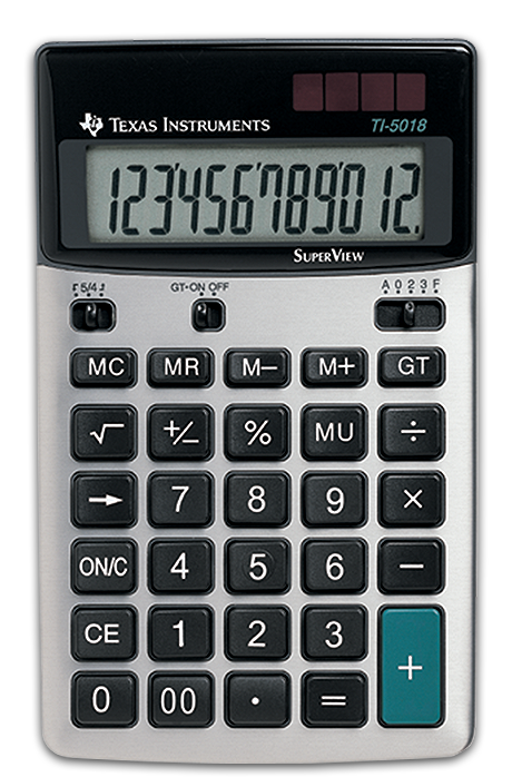 Texas Calculator Ti-5018sv
