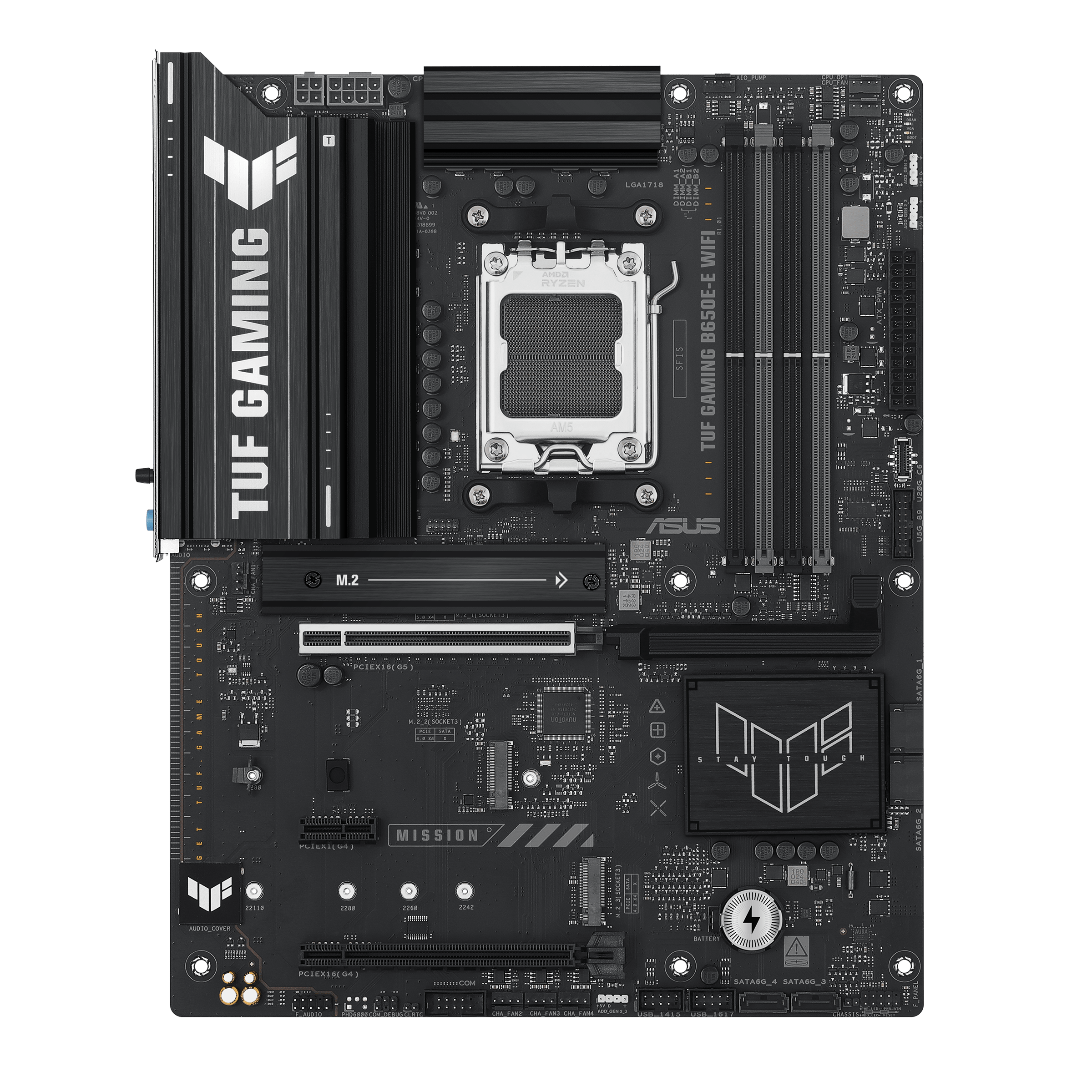 ASUS TUF GAMING B650E-E WIFI Hovedkort - AMD B650 - AMD AM5 socket - DDR5 RAM - ATX