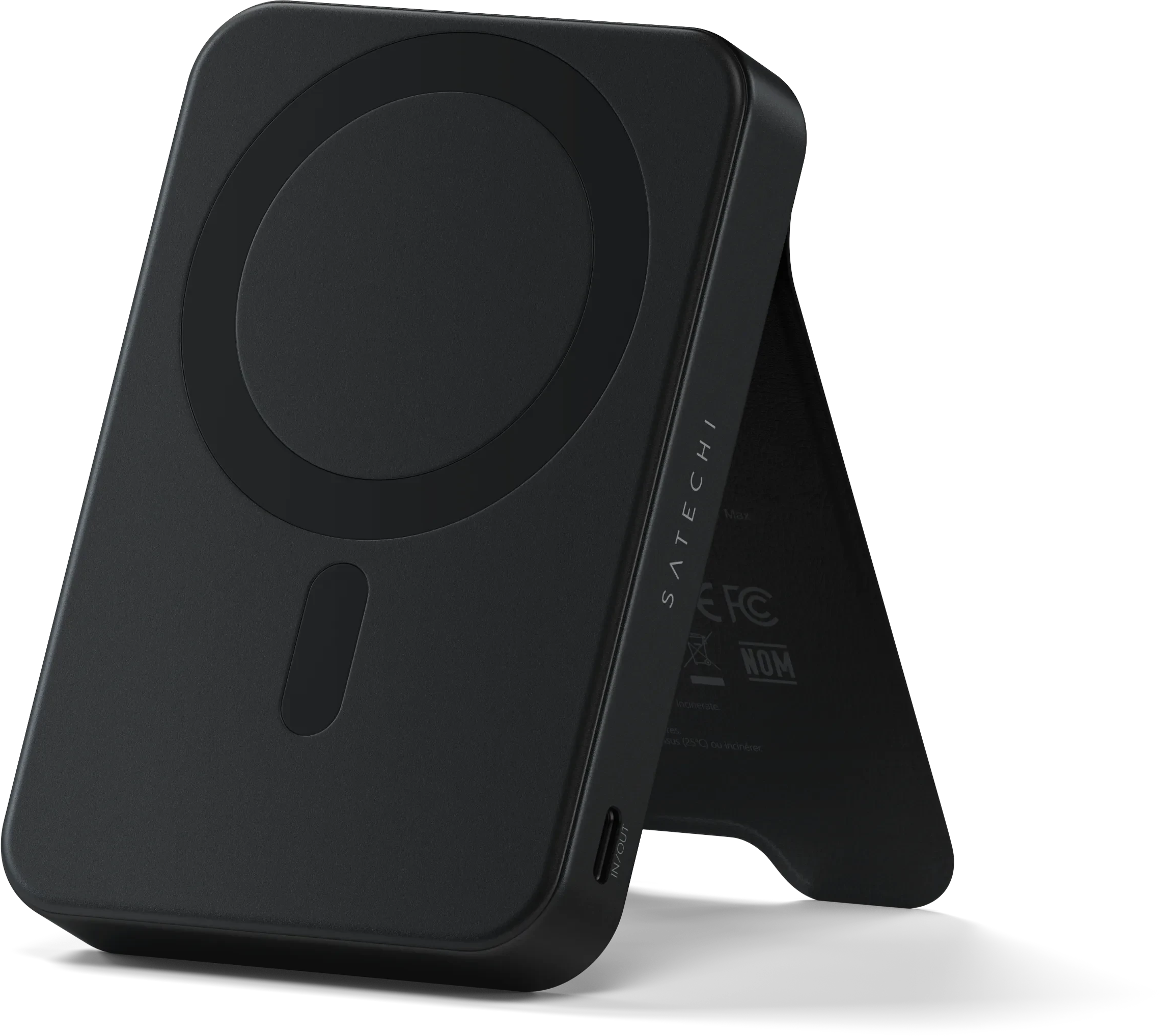 Satechi Qi2 Magnetic Powerbank With Stand 10000mah Sort