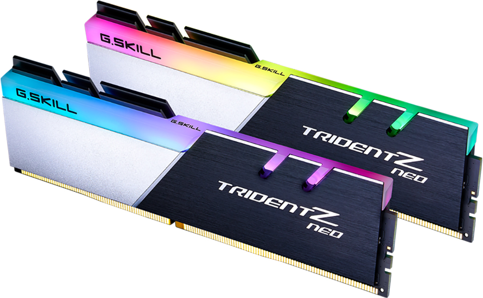 G.Skill Trident Z Neo DDR4-3600 - 32GB - CL18 - Dual Channel (2 pcs) - AMD Optimized - Svart med RGB